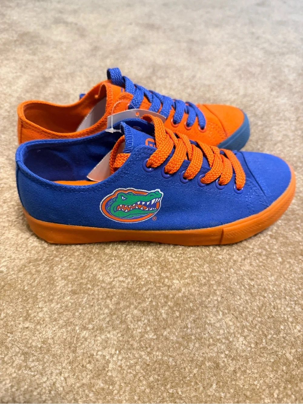 NWT Florida Gators NCAA - Orange & Blue Canvas Sneakers